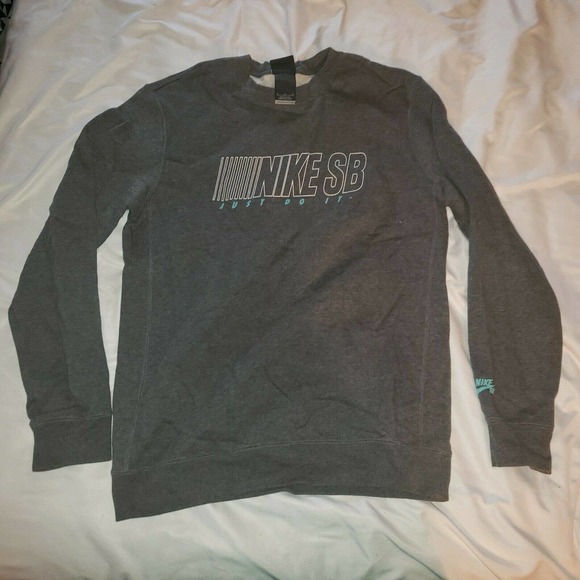 NIKE SB. MEN’S JUST DO IT CREWNECK SWEATSHIRT SIZE Medium - Picture 2 of 7